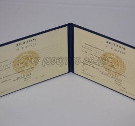 Диплом Техникума Украинской ССР в Мурманске