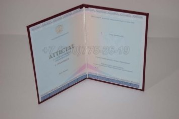 Аттестат За 11 Класс 2020г Золото СпецБланк в Мурманске