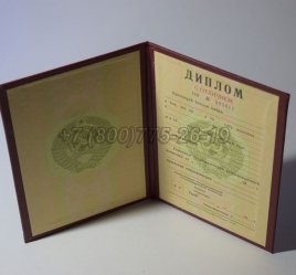 Красный Диплом о Высшем Образовании Советского Союза 1996г в Мурманске