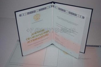 Диплом Аспирантуры 2018г в Мурманске