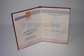 Аттестат За 11 Класс 2012г Серебро в Мурманске