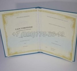 Удостоверение Курсов Повышения Квалификации в Мурманске