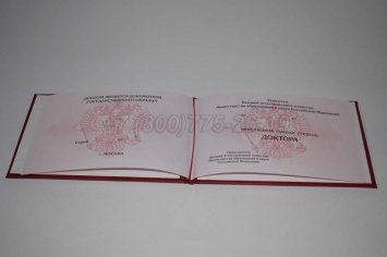 Диплом Доктора Наук 2018г в Мурманске
