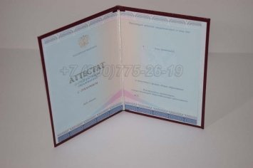 Аттестат За 11 Класс 2018г Золото СпецБланк в Мурманске